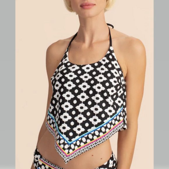 Trina Turk ONYX IKAT SCARF TANKINI Top - Picture 4 of 16